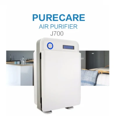 Purificador de aire portátil para suelo, filtro HEPA de 6 etapas, humidificador puro 2 en 1, purificador de aire para habitación mediana